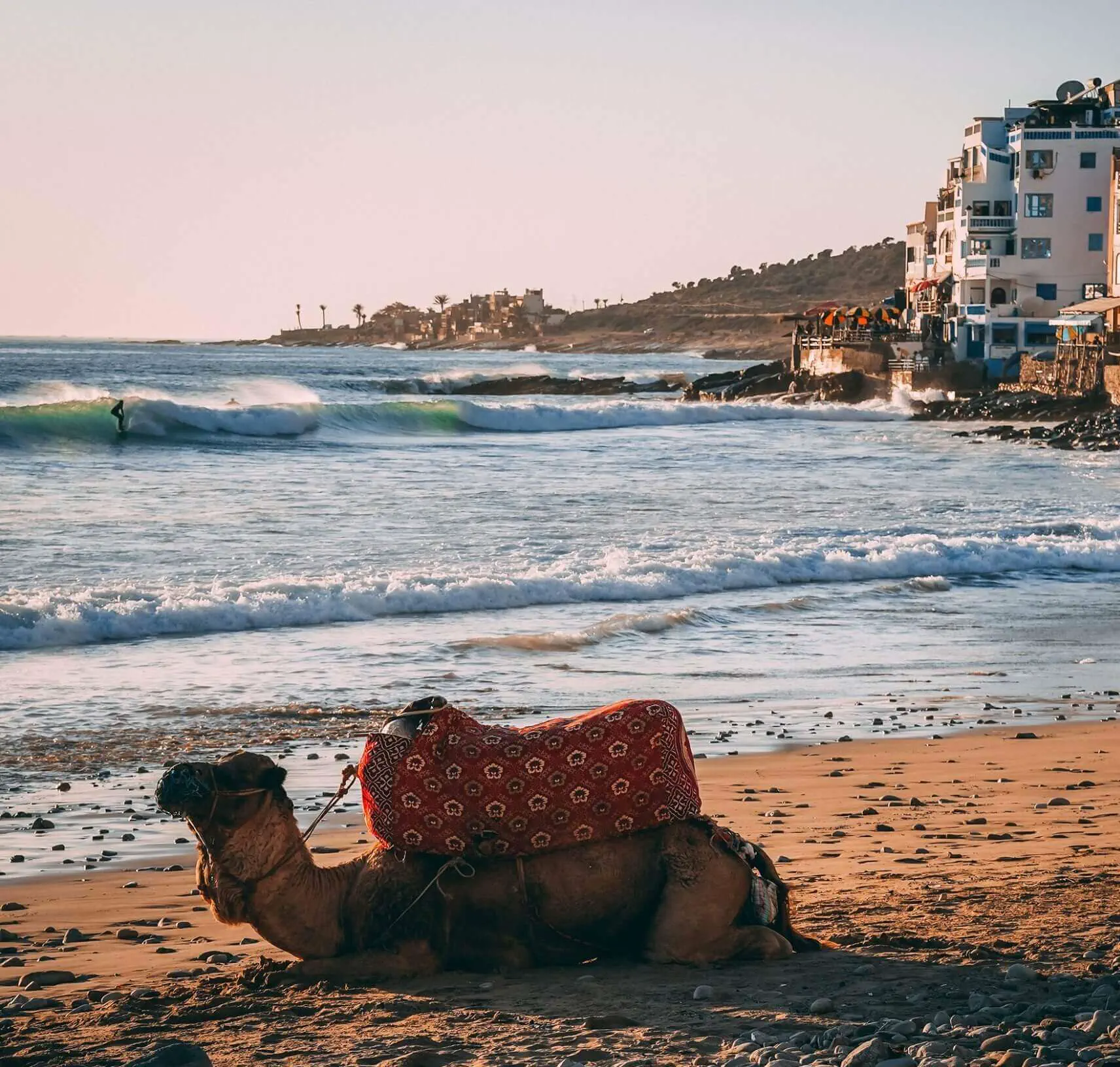 The surf camp at Taghazout Bay